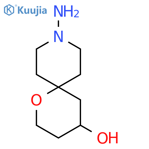 9-Amino-1-oxa-9-azaspiro[5.5]undecan-4-ol structure