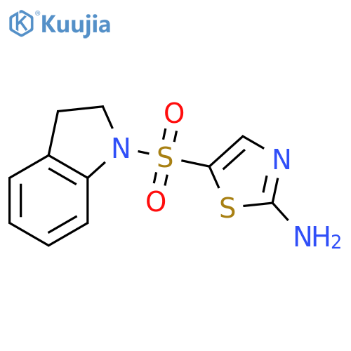 5-(Indolin-1-ylsulfonyl)thiazol-2-amine structure