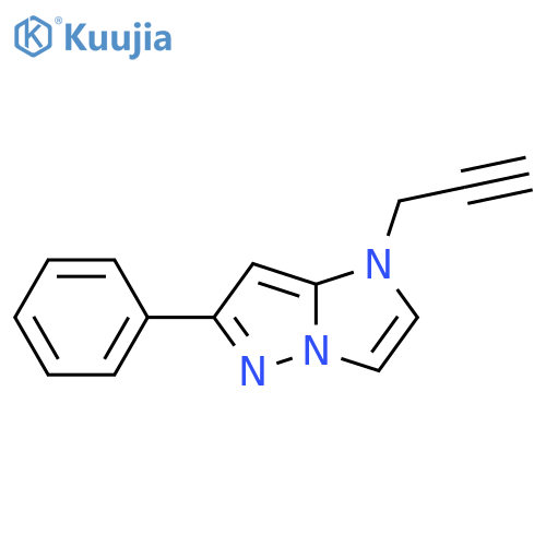 6-Phenyl-1-(prop-2-yn-1-yl)-1H-imidazo[1,2-b]pyrazole structure