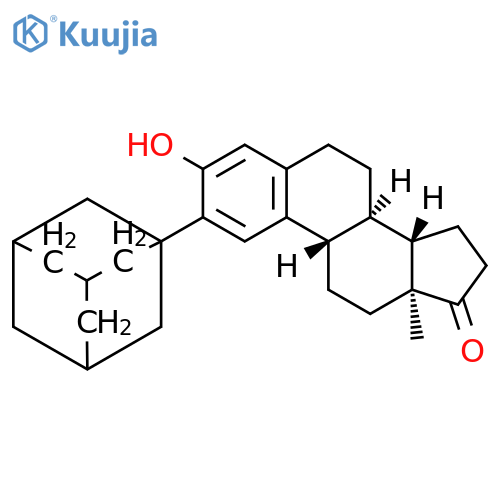 2-(1-Adamantyl)-3-hydroxyestra-1,3,5(10)-trien-17-one structure