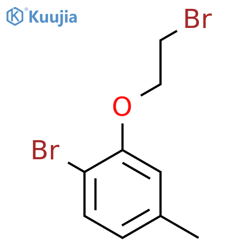 1-Bromo-2-(2-bromoethoxy)-4-methylbenzene structure