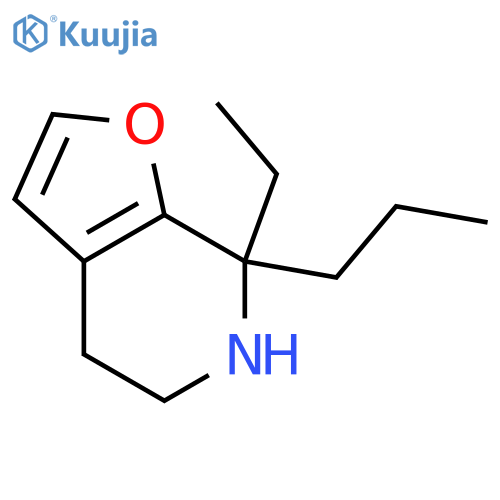 7-ethyl-7-propyl-4H,5H,6H,7H-furo2,3-cpyridine structure