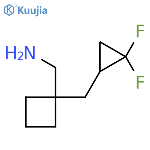 {1-[(2,2-Difluorocyclopropyl)methyl]cyclobutyl}methanamine structure