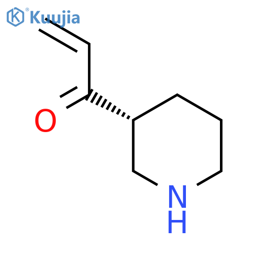1-[(3R)-piperidin-3-yl]prop-2-en-1-one structure