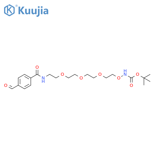 Ald-Ph-PEG3-O-NH-Boc structure