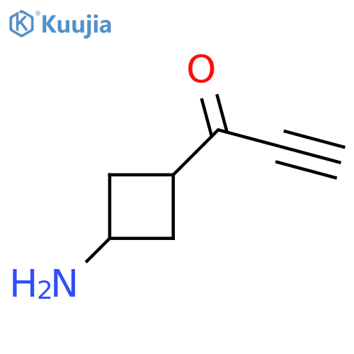 1-(3-Aminocyclobutyl)prop-2-yn-1-one structure