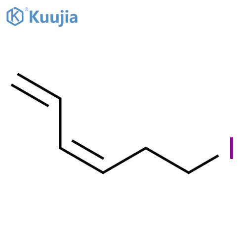 1,3-Hexadiene, 6-iodo-, (3Z)- structure