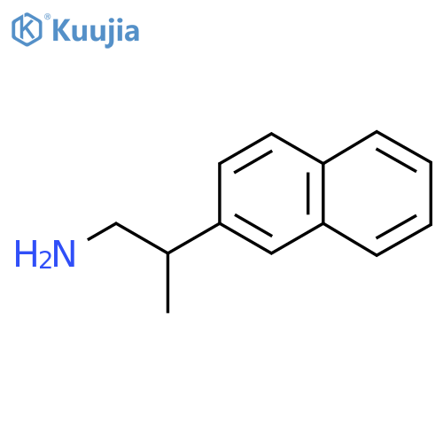 2-(naphthalen-2-yl)propan-1-amine structure