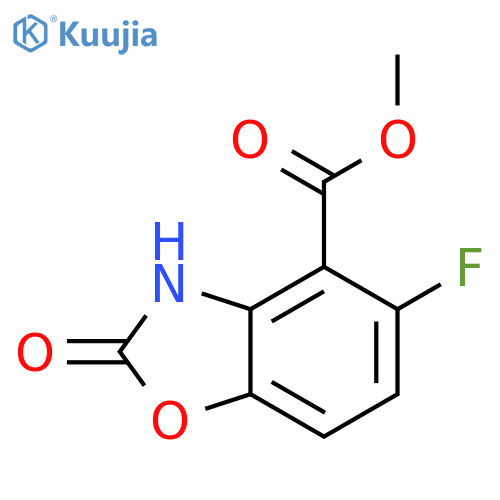 methyl 5-fluoro-2-oxo-3H-1,3-benzoxazole-4-carboxylate structure