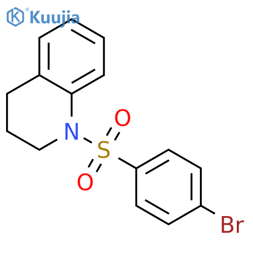 1-[(4-bromophenyl)sulfonyl]-1,2,3,4-tetrahydroquinoline structure