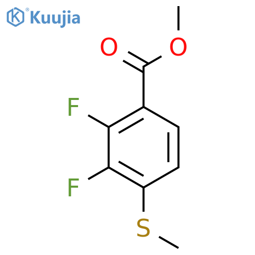 Methyl 2,3-difluoro-4-(methylthio)benzoate structure