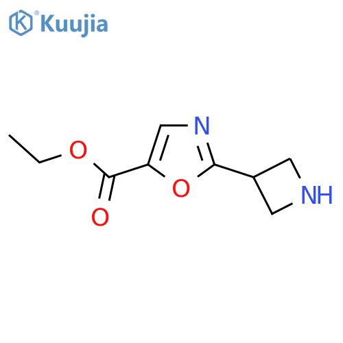 Ethyl 2-(azetidin-3-yl)-1,3-oxazole-5-carboxylate structure