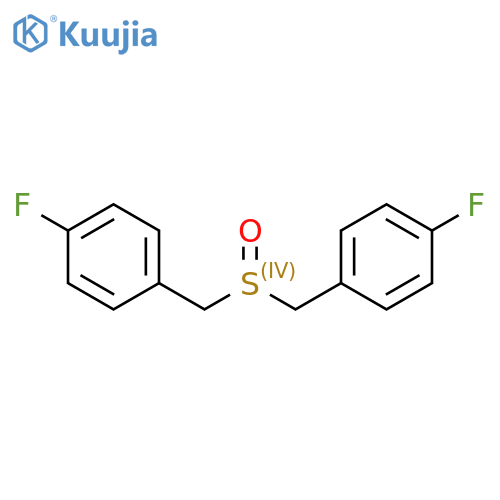 Benzene, 1,1′-[sulfinylylbis(methylene)]bis[4-fluoro- structure