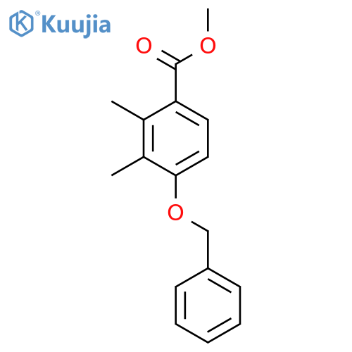 Methyl 4-benzyloxy-2,3-dimethylbenzoate structure