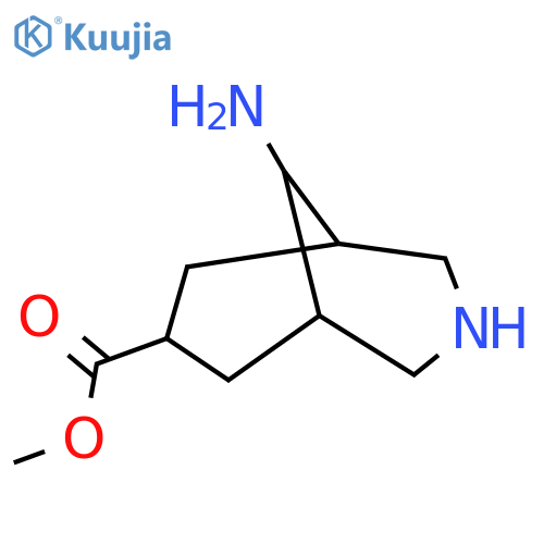 methyl 9-amino-3-azabicyclo3.3.1nonane-7-carboxylate structure