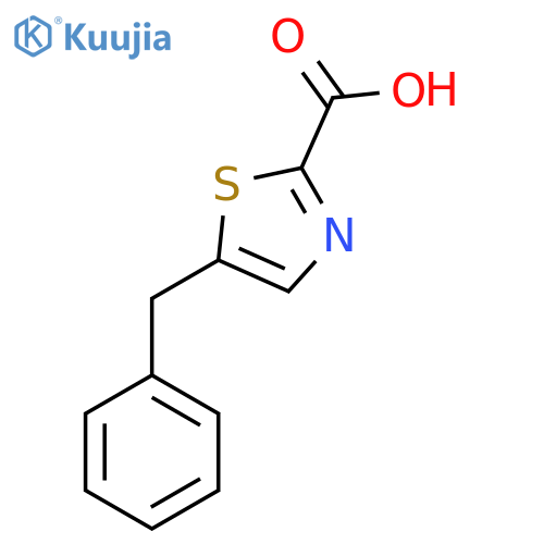 5-Benzylthiazole-2-carboxylic acid structure