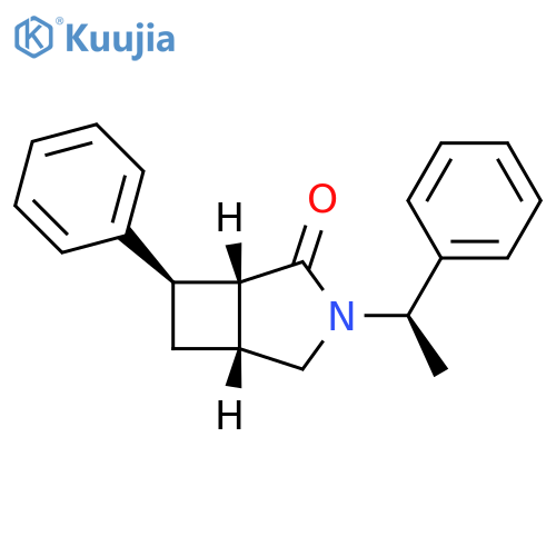 3-Azabicyclo[3.2.0]heptan-2-one, 7-phenyl-3-[(1R)-1-phenylethyl]-, (1S,5R,7R)- structure