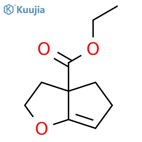 ethyl 2H,3H,3aH,4H,5H-cyclopenta[b]furan-3a-carboxylate structure