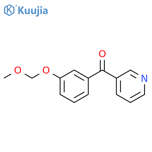 3-(Methoxymethoxy)phenyl(pyridin-3-yl)methanone structure