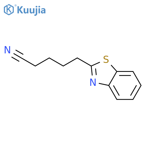 5-(1,3-benzothiazol-2-yl)pentanenitrile structure