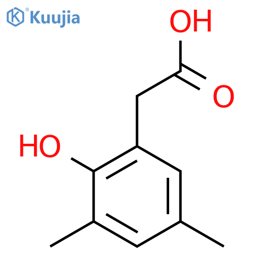 2-(2-Hydroxy-3,5-dimethylphenyl)acetic acid structure