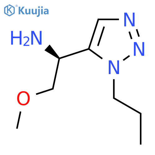(1S)-2-methoxy-1-(1-propyl-1H-1,2,3-triazol-5-yl)ethan-1-amine structure