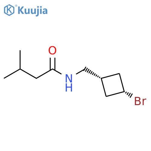 Butanamide, N-[(cis-3-bromocyclobutyl)methyl]-3-methyl- structure