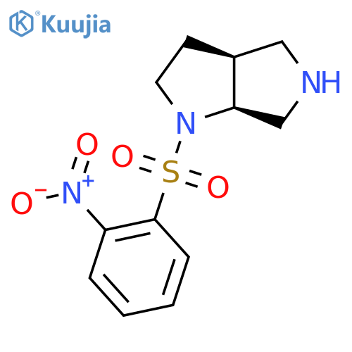 (3aS,6aS)-1-(2-nitrobenzenesulfonyl)-octahydropyrrolo2,3-cpyrrole structure