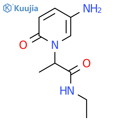 2-(5-amino-2-oxo-1,2-dihydropyridin-1-yl)-N-ethylpropanamide structure