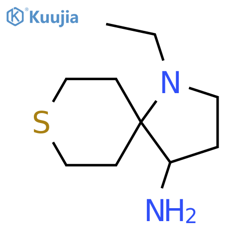 8-Thia-1-azaspiro[4.5]decan-4-amine, 1-ethyl- structure
