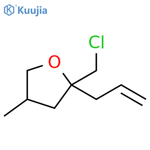 Furan, 2-(chloromethyl)tetrahydro-4-methyl-2-(2-propen-1-yl)- structure