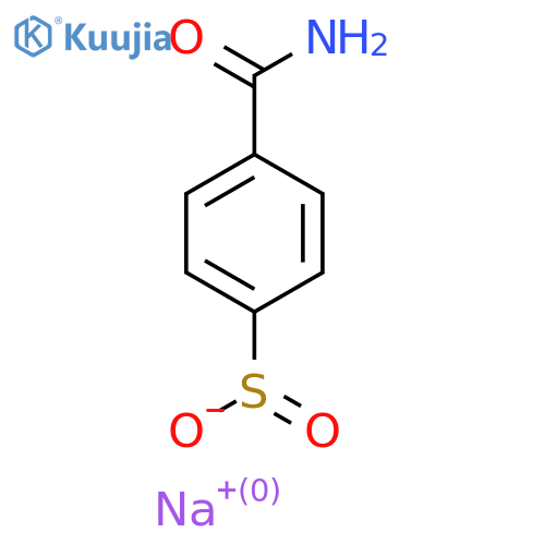 Sodium 4-carbamoylbenzene-1-sulfinate structure