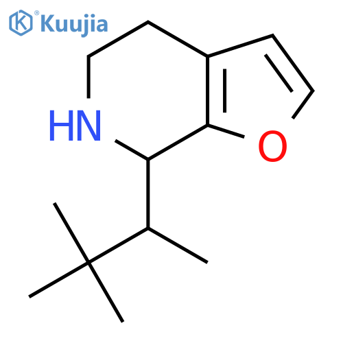 7-(3,3-dimethylbutan-2-yl)-4H,5H,6H,7H-furo2,3-cpyridine structure