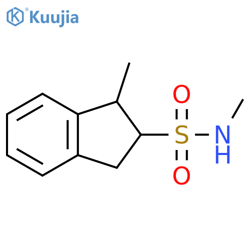 1H-Indene-2-sulfonamide, 2,3-dihydro-N,1-dimethyl- structure