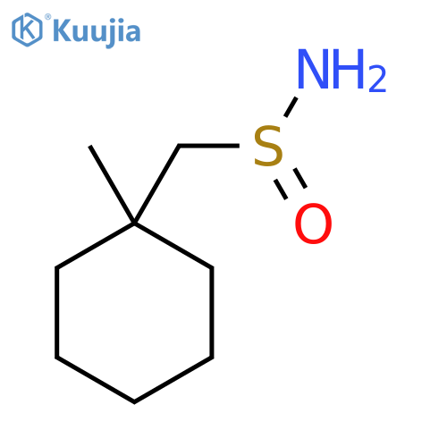 (1-Methylcyclohexyl)methanesulfinamide structure