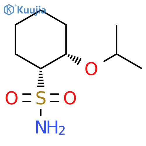 Cyclohexanesulfonamide, 2-(1-methylethoxy)-, (1R,2S)-rel- structure