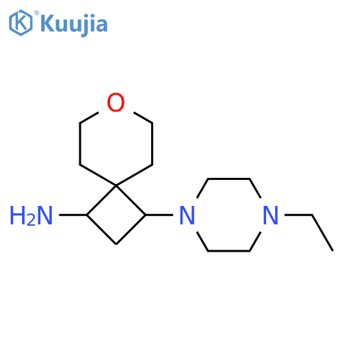 3-(4-Ethylpiperazin-1-yl)-7-oxaspiro[3.5]nonan-1-amine structure
