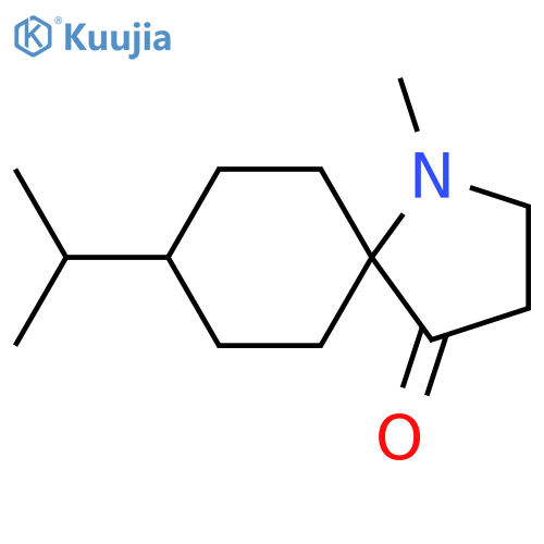 1-Azaspiro[4.5]decan-4-one, 1-methyl-8-(1-methylethyl)- structure