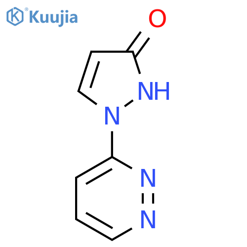 1-(pyridazin-3-yl)-1H-pyrazol-3-ol structure