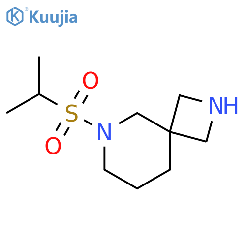 2,6-Diazaspiro[3.5]nonane, 6-[(1-methylethyl)sulfonyl]- structure