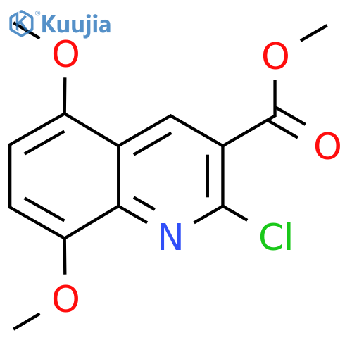 Methyl 2-chloro-5,8-dimethoxyquinoline-3-carboxylate structure