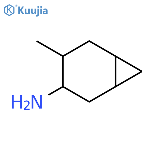 Bicyclo[4.1.0]heptan-3-amine, 4-methyl- structure