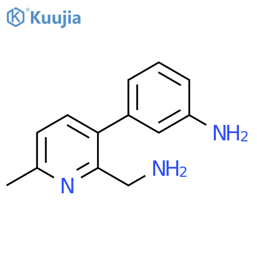 2-Pyridinemethanamine, 3-(3-aminophenyl)-6-methyl- structure