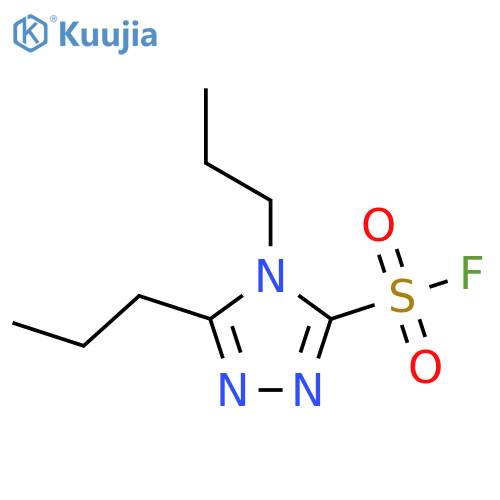 dipropyl-4H-1,2,4-triazole-3-sulfonyl fluoride structure
