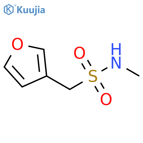 3-Furanmethanesulfonamide, N-methyl- structure