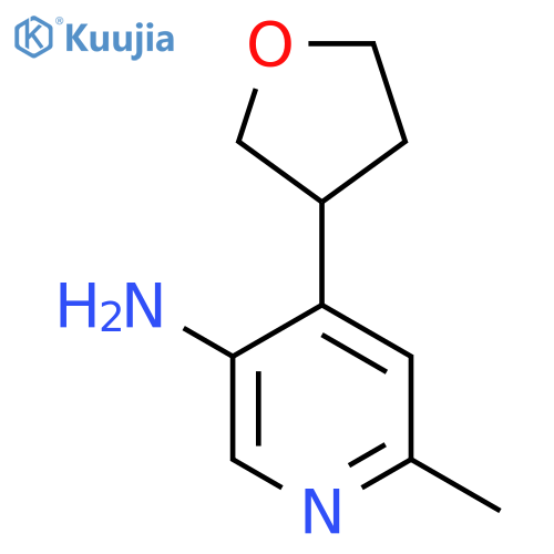 6-Methyl-4-(oxolan-3-yl)pyridin-3-amine structure