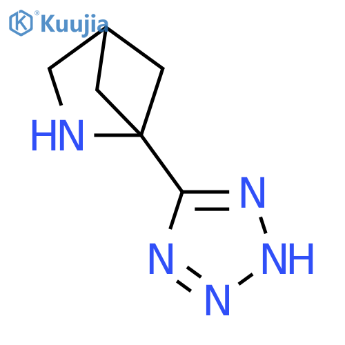 2-Azabicyclo[2.1.1]hexane, 1-(2H-tetrazol-5-yl)- structure