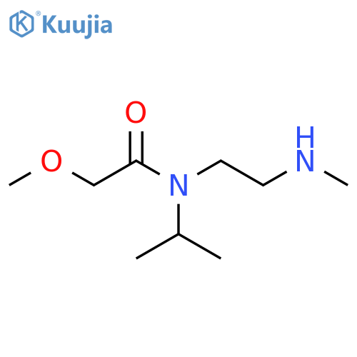 Acetamide, 2-methoxy-N-[2-(methylamino)ethyl]-N-(1-methylethyl)- structure