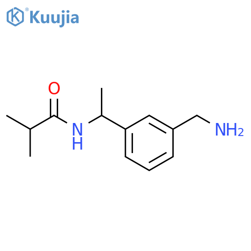 Propanamide, N-[1-[3-(aminomethyl)phenyl]ethyl]-2-methyl- structure