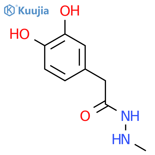 2-(3,4-dihydroxyphenyl)-N'-methylacetohydrazide structure